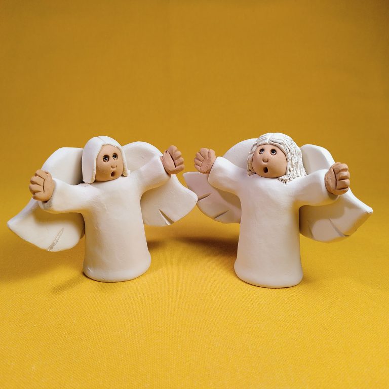 Großer Verkündungs-Engel, glatthaarig oder lockig