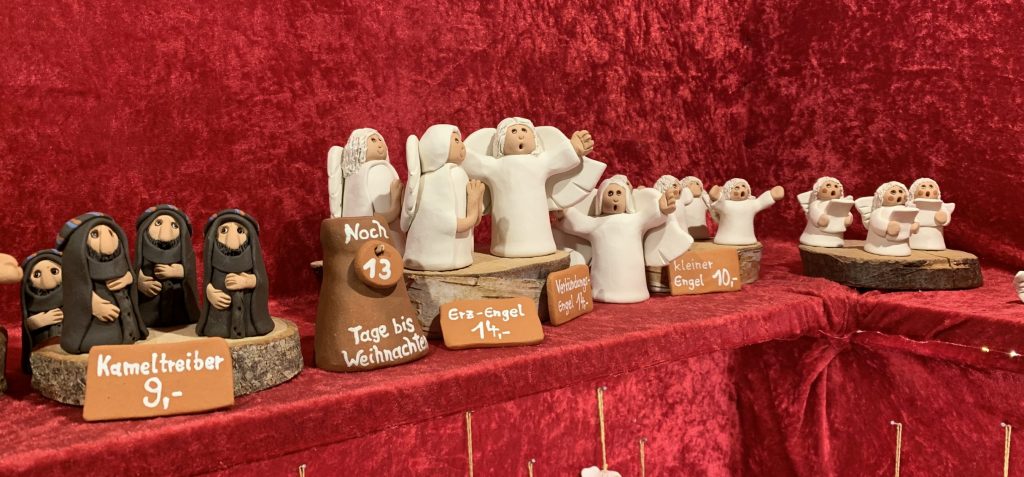 Auf dem Husumer Weihnachtsmarkt: Engel